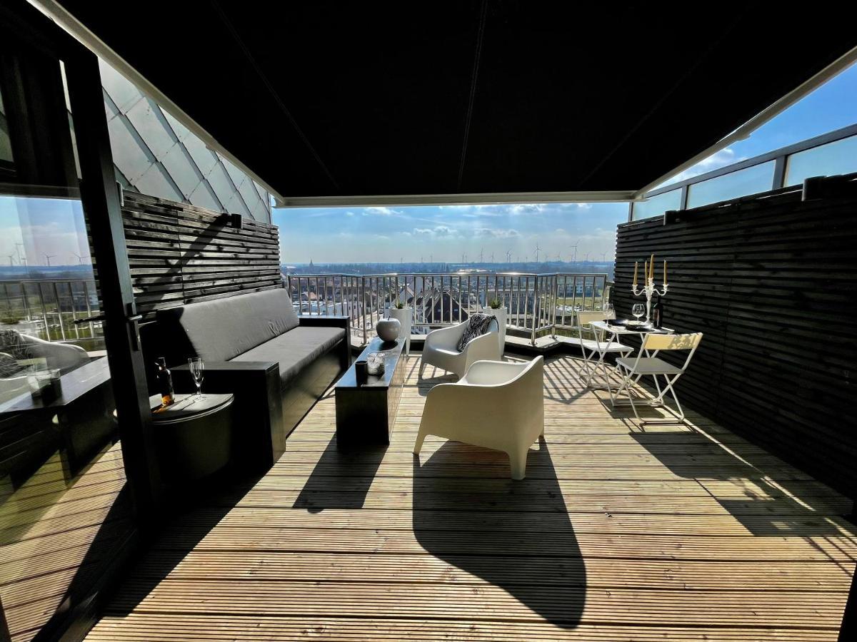 Knokke Heist Baai Modern Dak Appartement . 克诺克－海斯特 外观 照片